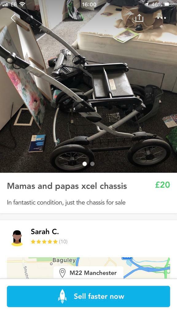 mamas and papas x cel pram